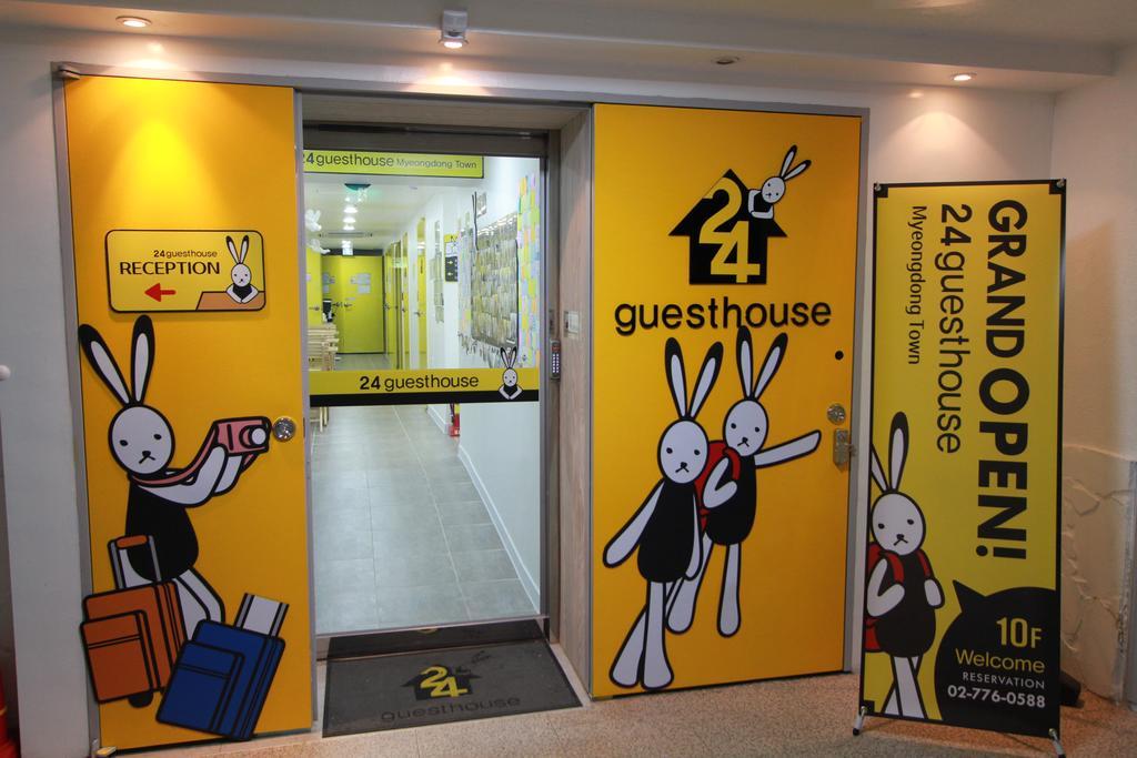 24 Guesthouse Myeongdong Town Сеул Экстерьер фото